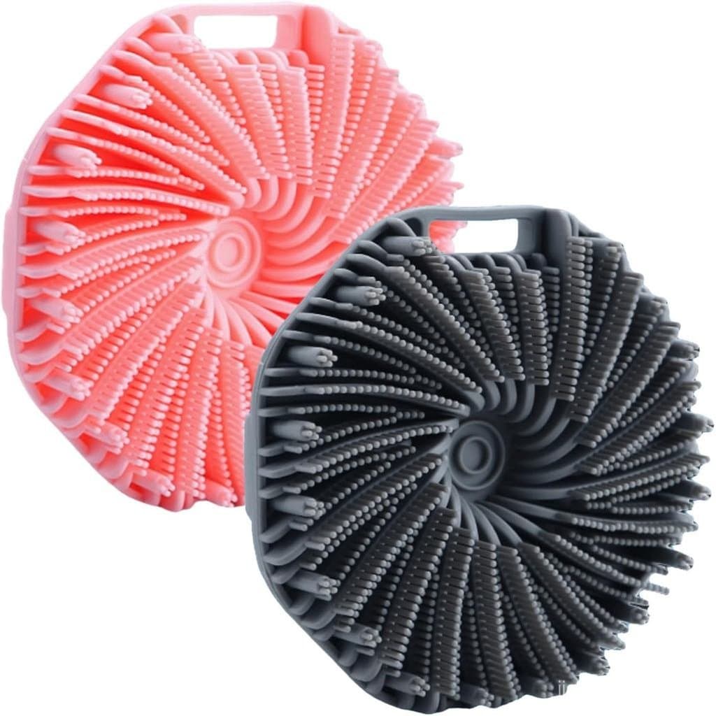 Scrubbies The Sud Bud Esfoliador Corporal de Silicone para Uso no Chuveiro, Escova Corporal de Silicone para Banho com C