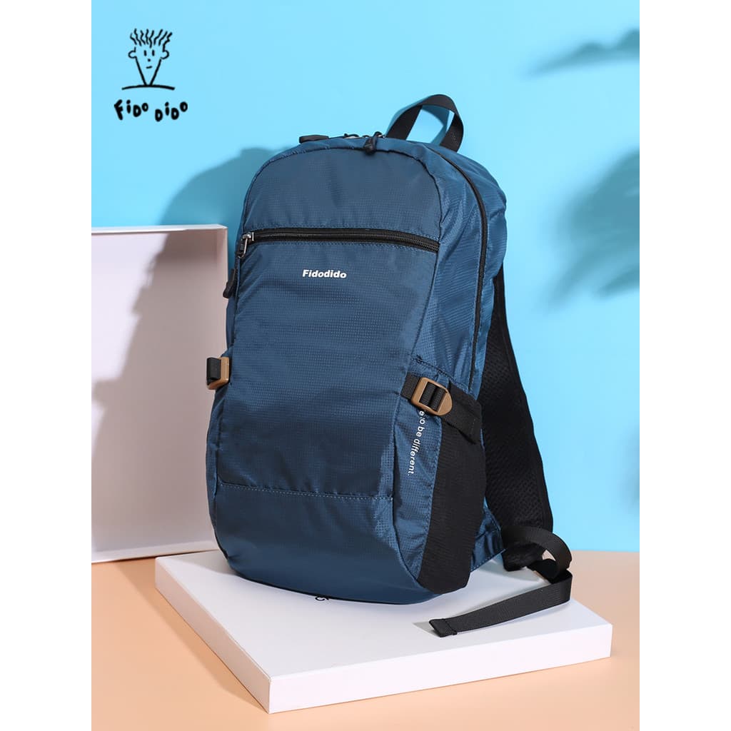 Fidu Dido Mochila Masculina Moda Leve Dobrável Viagem de Curta Distância Bolsa de Montanhismo Mochila Esportiva Nylon À
