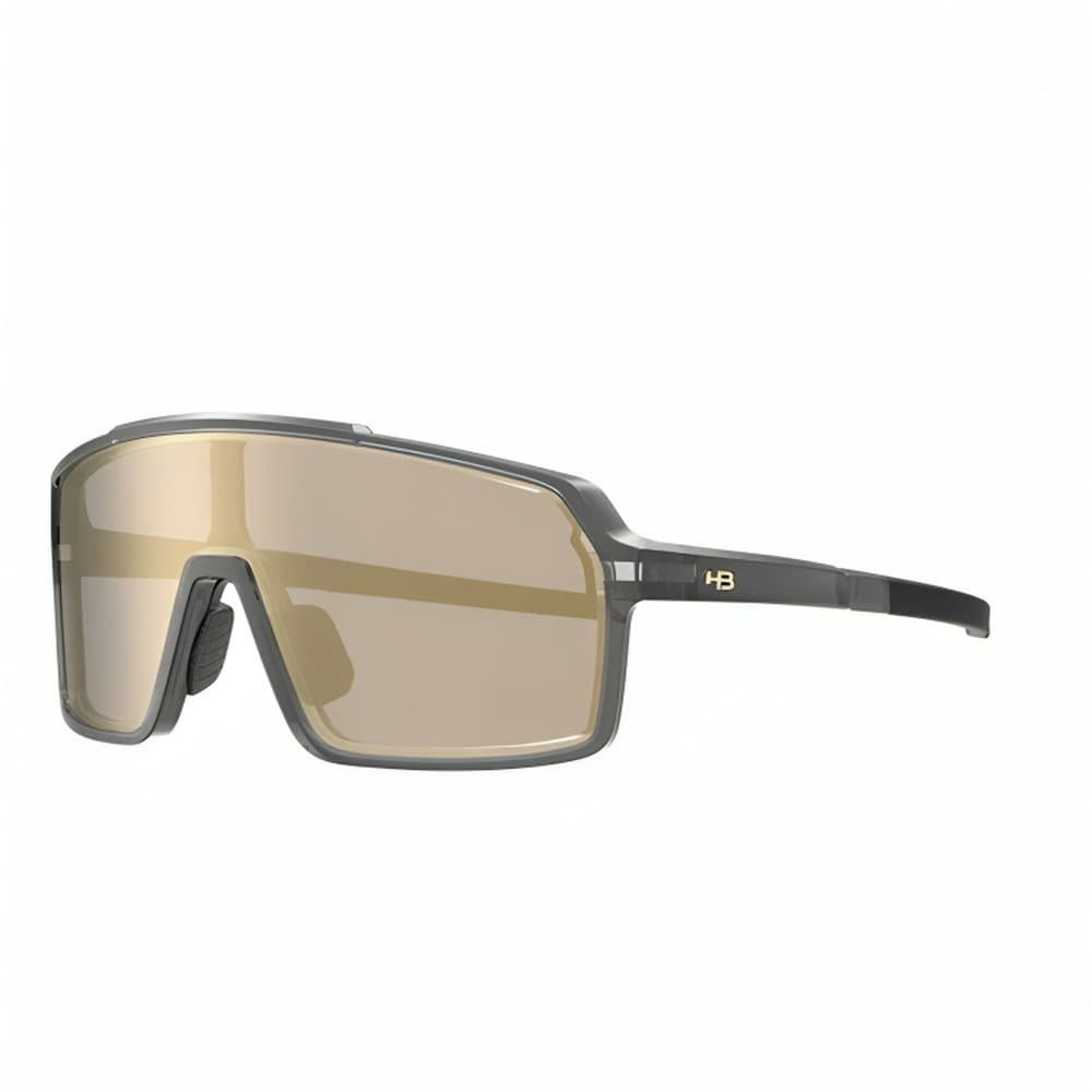 Óculos de Ciclismo HB Grinder G Dark Bluish Gray Gold Chrome - Sol - 131 mm