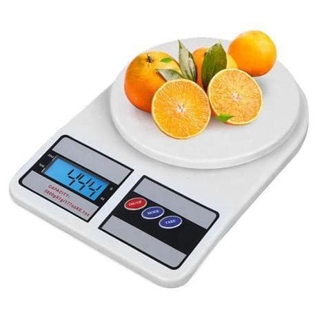 Balança de Cozinha Alta Precisão Digital 10kg Portátil Fitness