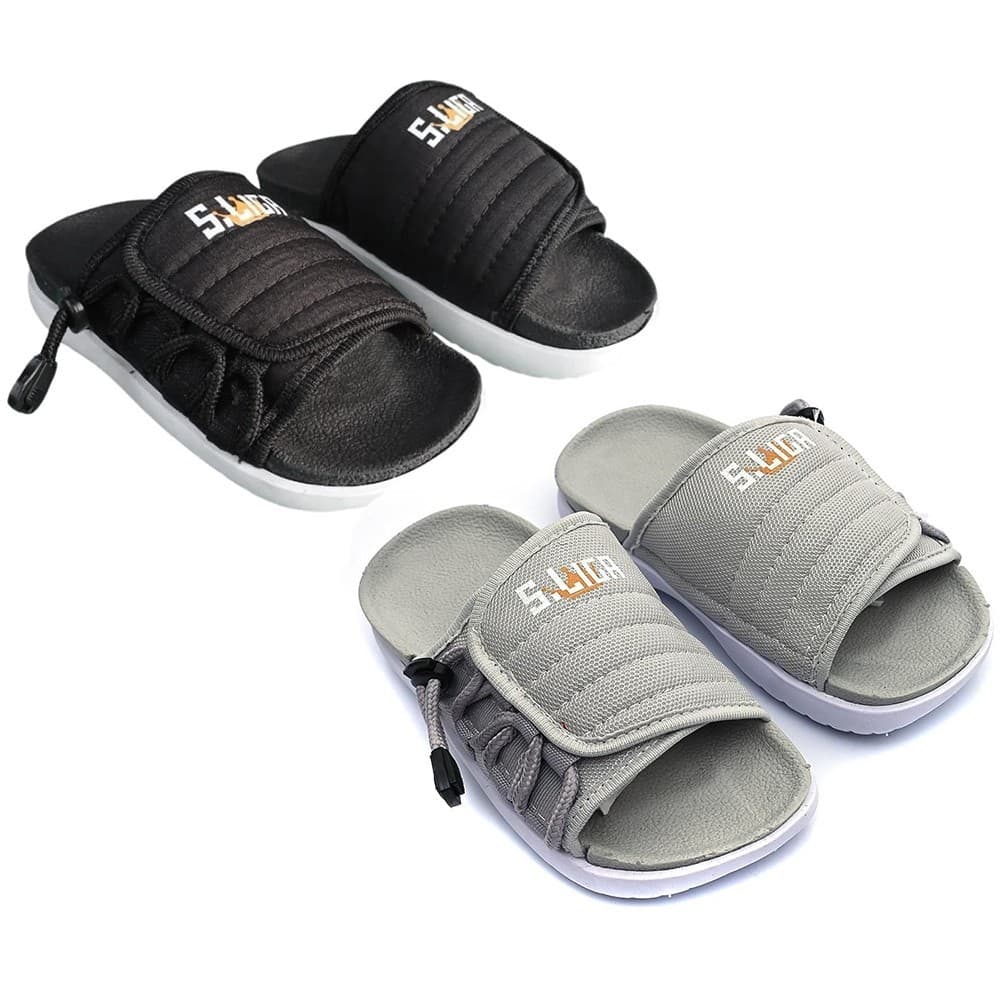 Kit Com 02 Pares de Chinelo Chinela Criança Menino Slide Asuna 2.0 - Leve e Confortável