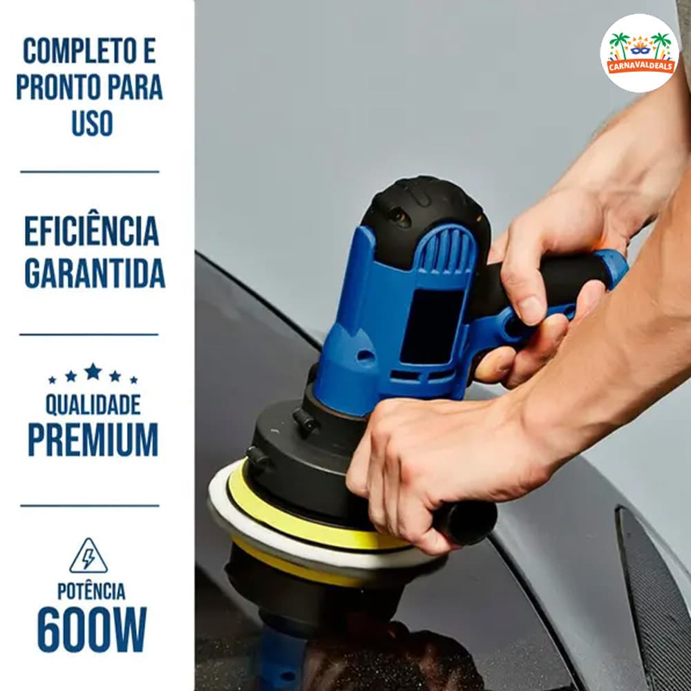 Lixadeira Politriz Multifunções para Uso Automotivo e Parede, 110V e 220V
