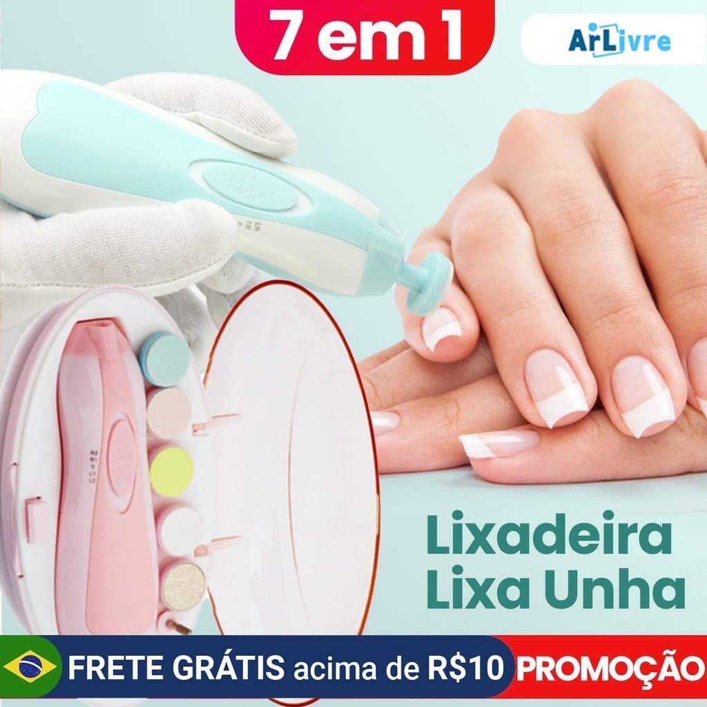 Cortador de unhas elétrico infantil Lixa Lixa para bebê