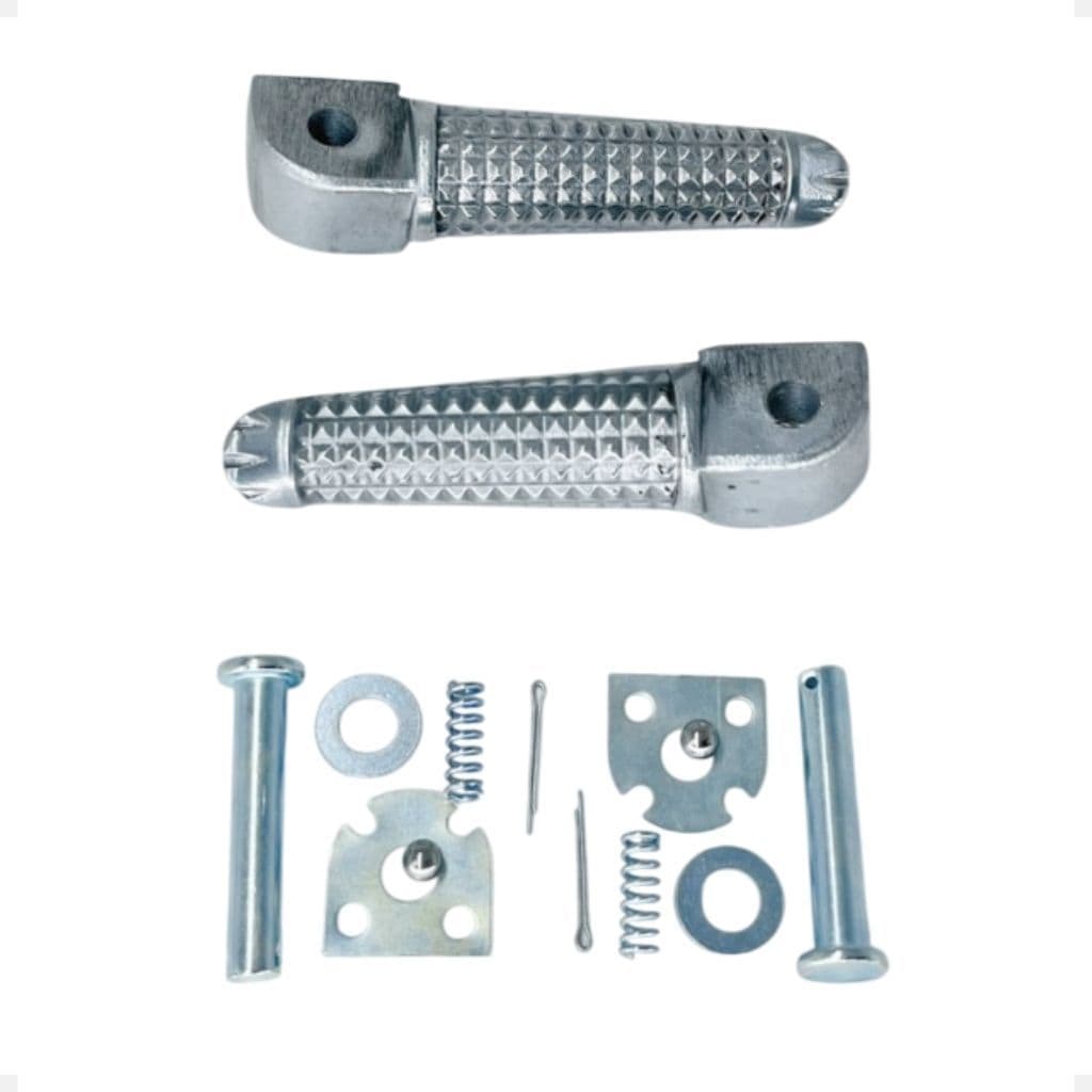 Par Pedaleira Traseira Yamaha MT 03 07 09 R3 XJ6 Completo Kit Fixação