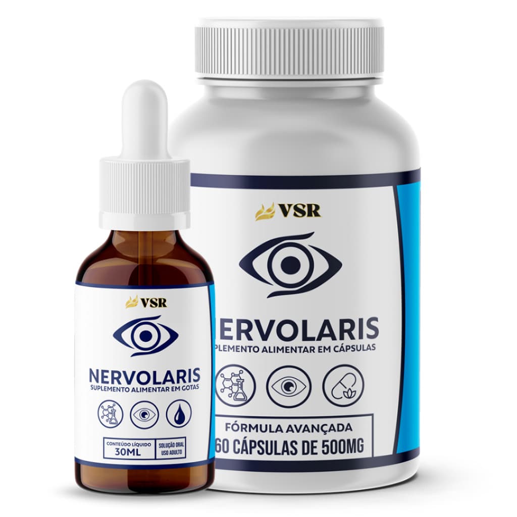 Kit Nervolaris 60 Capsulas + 30 Ml Formula Premium