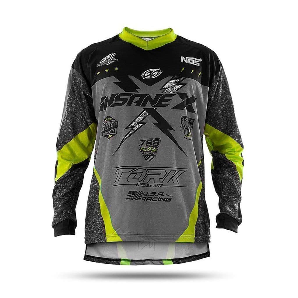 Camisa Roupa Motocross Trilha Off Road Rally Piloto Tamanho Adulto Pro Tork Insane X