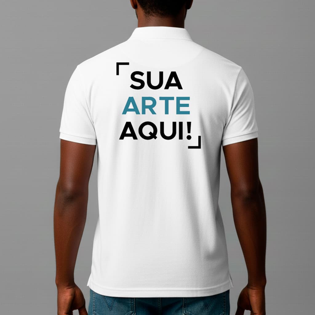 Camisa Polo Personalizada Piquet Premium Empresa Unissex