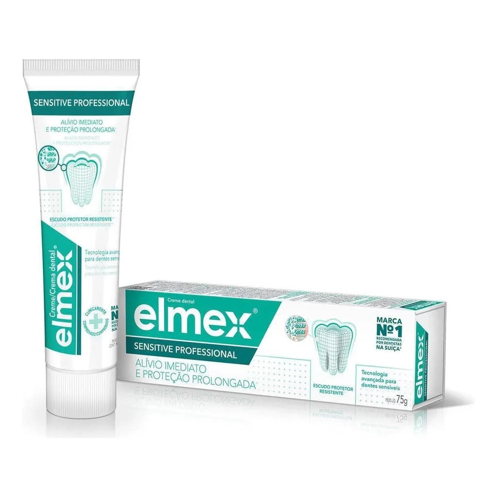 Creme Dental Para Sensibilidade Elmex Sensitive 75g