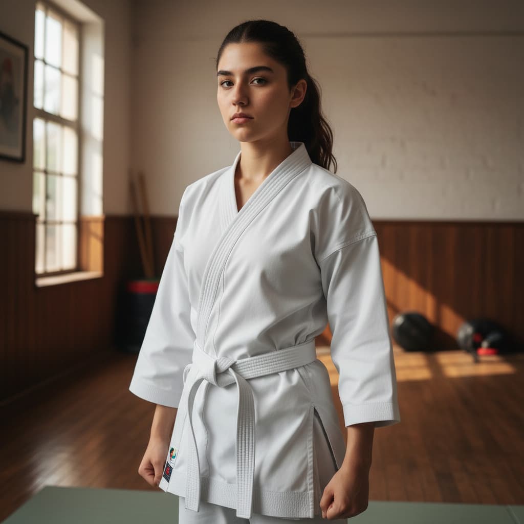 Kimono Karatê Branco Infantil com Faixa Gratis