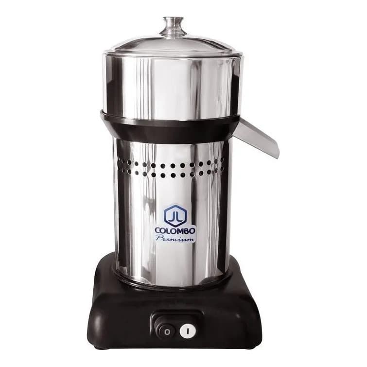Espremedor Suco Industrial Laranja Limao Frutas 400w 1 Litro Colombo Industrial Aço Inox