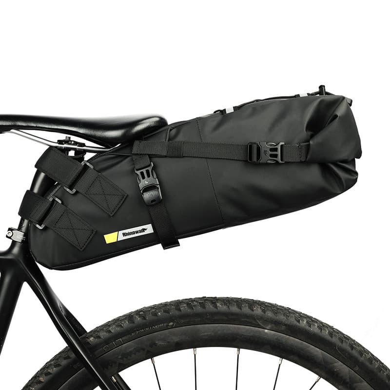 Rhinowalk Rhino Bike Bolsa de cauda grande Bolsa de cauda de cascalho à prova d'água Bolsa de bicicleta de estrada de mé