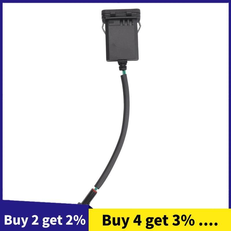 1 Pçs Motocicleta USB Interface De Carregamento Energia Soquete Impulso Porta Carga Preto Plástico Acessórios Da Para 45
