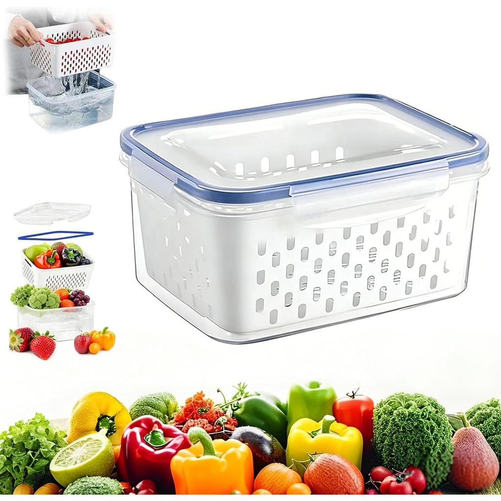 1 unidade de recipientes para armazenamento de alimentos com tampas, recipientes para armazenamento de produtos sem BPA
