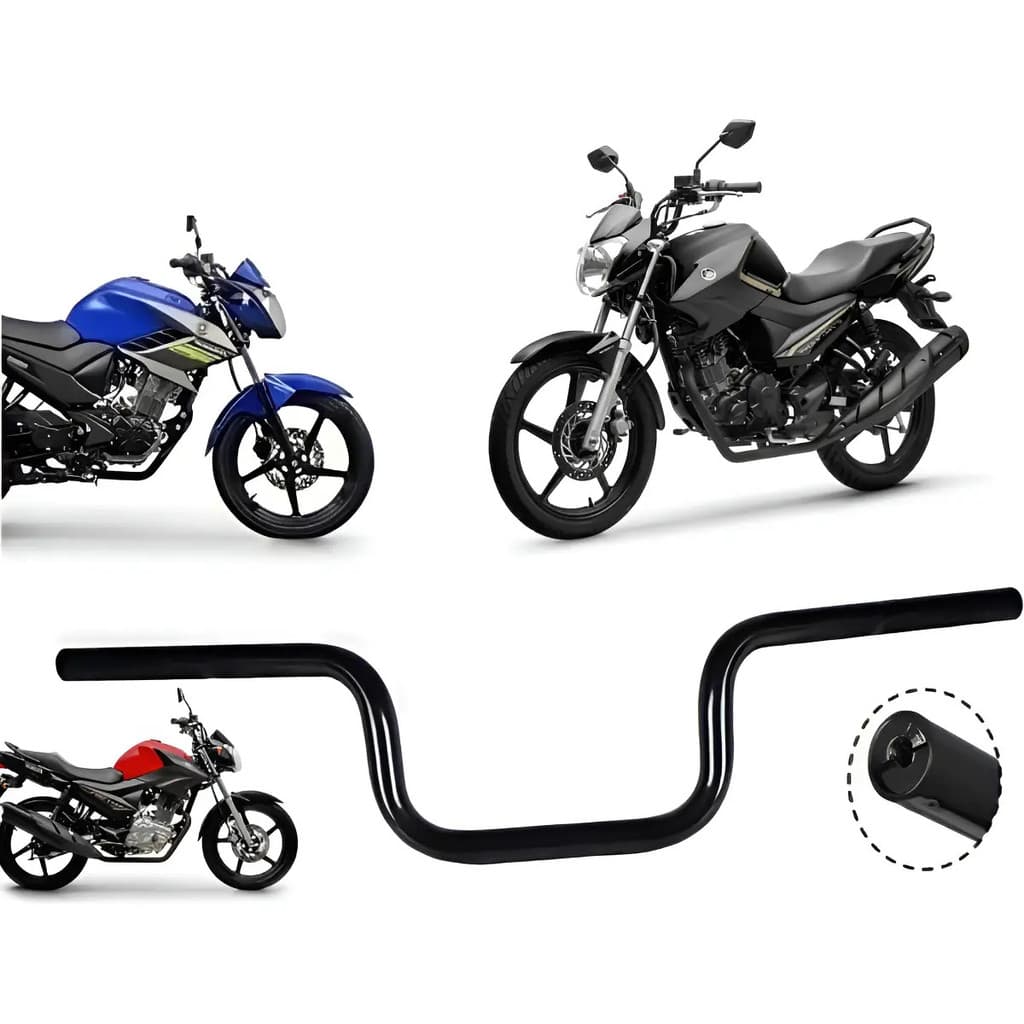 Guidão Cometa Yamaha Factor Fazer 125 - 150 Suporte Pra Peso