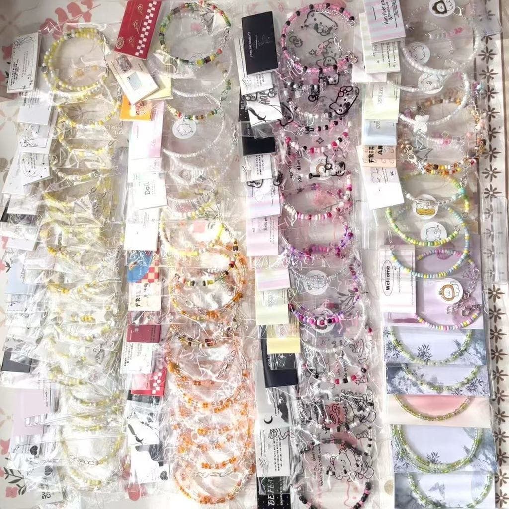 Máquina De Captura De Bonecas De 2 Cordas/Saco Com Lindo Enchimento De Dopamina , Pulseira De Contas De Arroz DIY Alto V