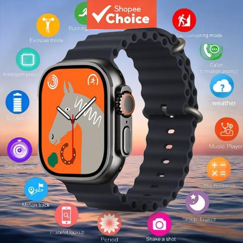 Novo Relógio Inteligente Masculino À Prova D'água Com Frequência Cardíaca Bluetooth Chamada Smartwatch