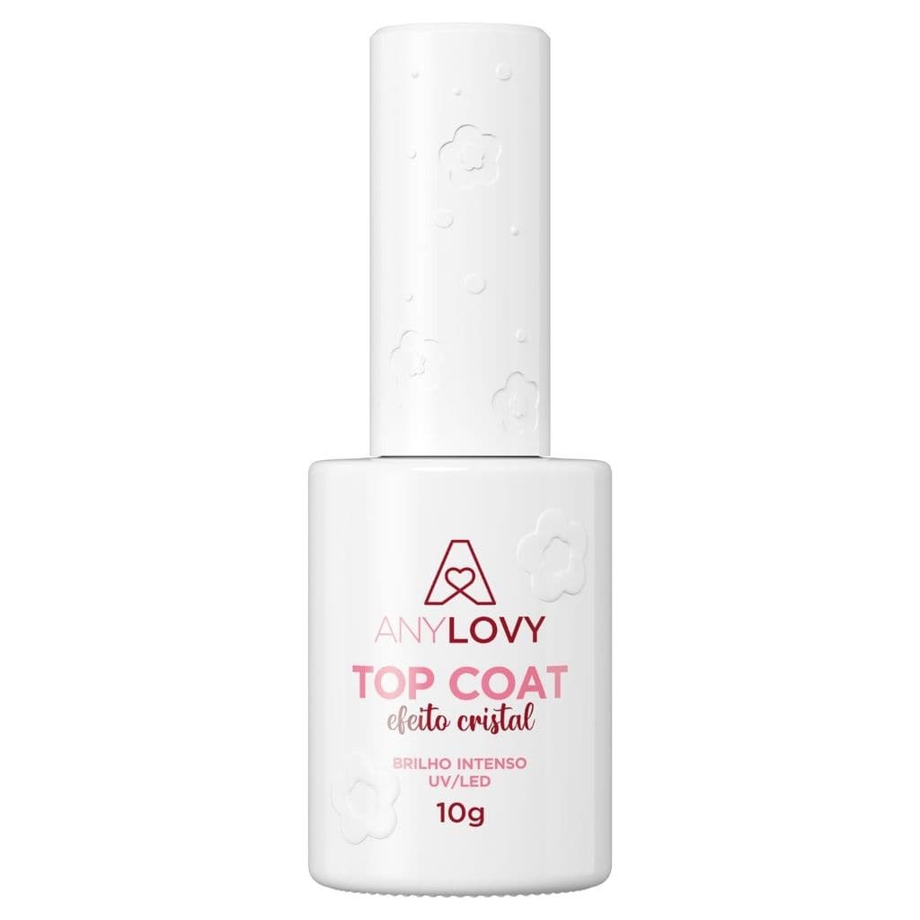 Top Coat Efeito Cristal 10g Anylovy – Brilho Espelhado Alta Durabilidade Unhas Perfeitas