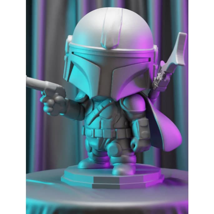 A Figura Chibi do Mandaloriano