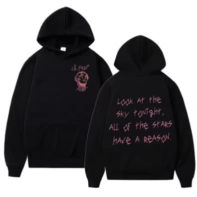 Moletom Lil Peep Tour Lançamento Blusa de frio com capuz Algodão Unissex Inverno Casaco