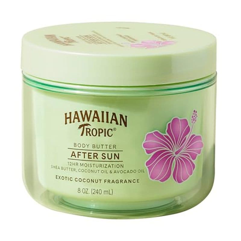 Manteiga Corporal Havaiana Tropic After Sun Com Óleo De Coco , 8 Onças , Loção Pós-Sol , Hidratante Cuidados A Pele Após