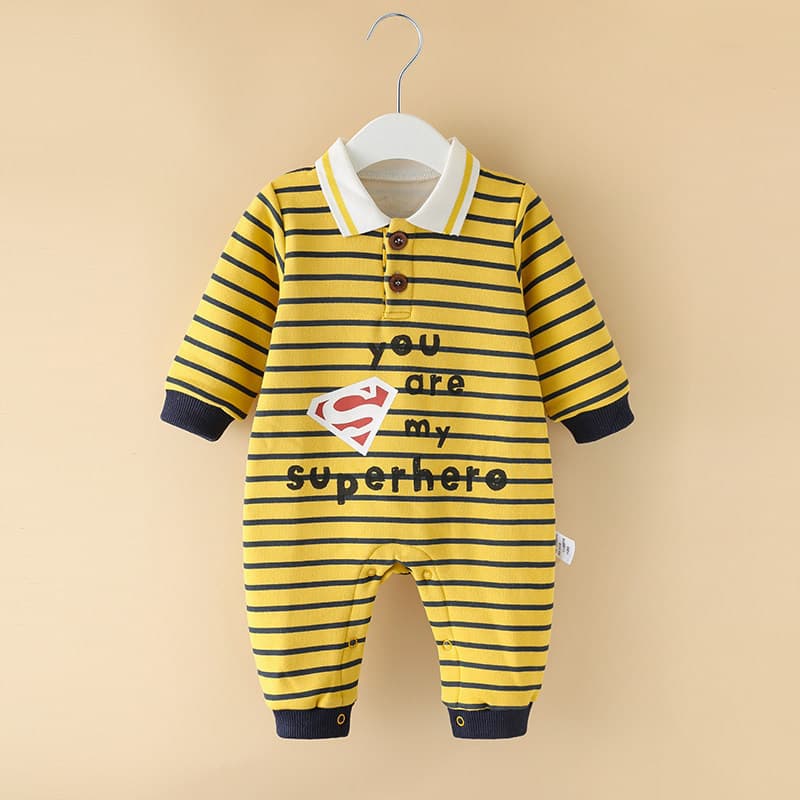 0-2 anos de idade bebê manga comprida mais veludo dois meses roupas do bebê pulôver siamês primavera outono Outing molet
