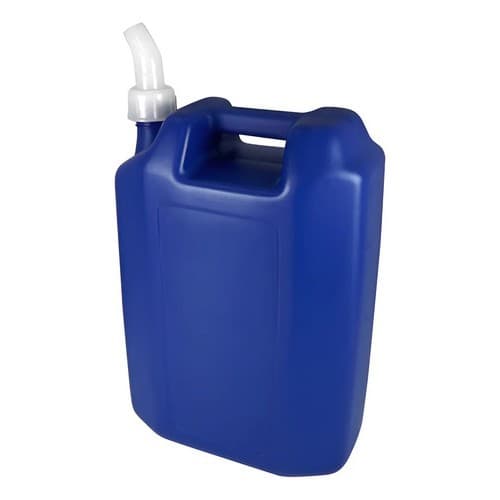 Bombona Retangular Galão 12 Lts Azul C/ Tampulho  Bico Cipla Azul
