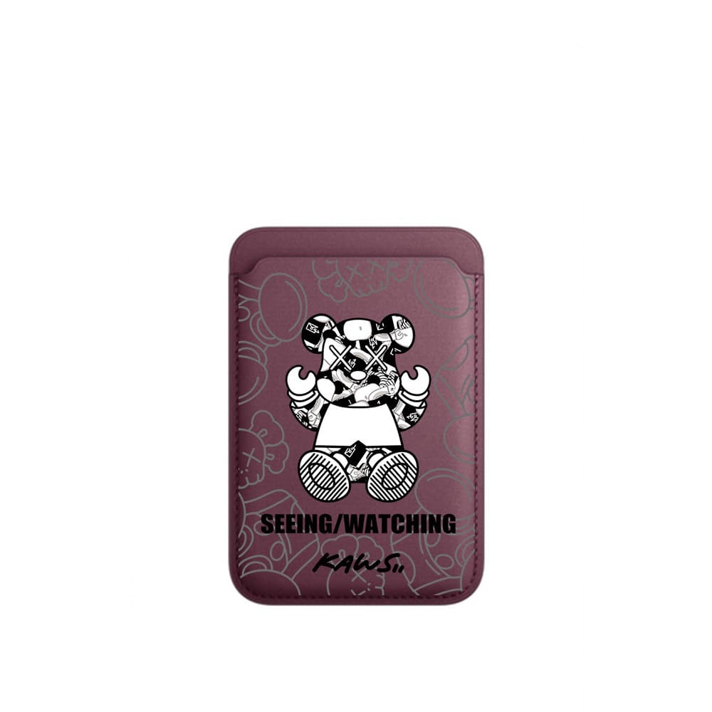carteira magsafe [Porta-cartões de sarja fina] Porta-cartões magnético Violent Bear magsafe adequado para Apple 13proiph