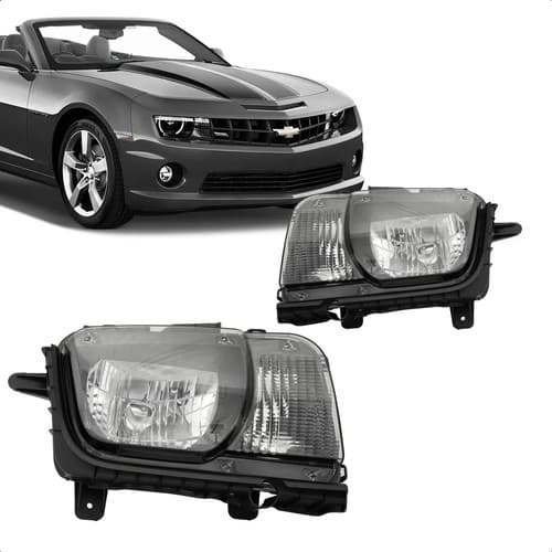 Farol Camaro 2010 2011 2012 2013 S/ Projetor S/ Led TYC