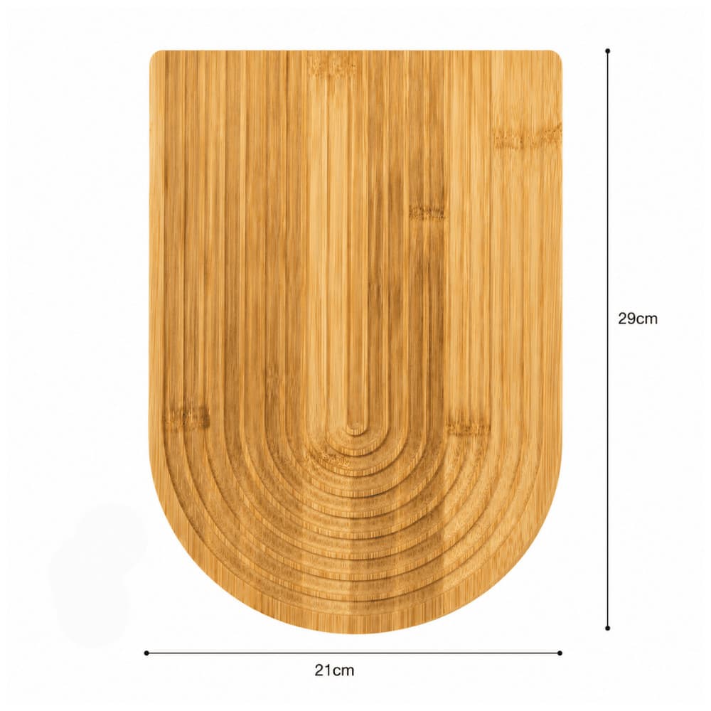 Tábua Organic Bamboo Elegance Canaleta para Petiscos e Pizza
