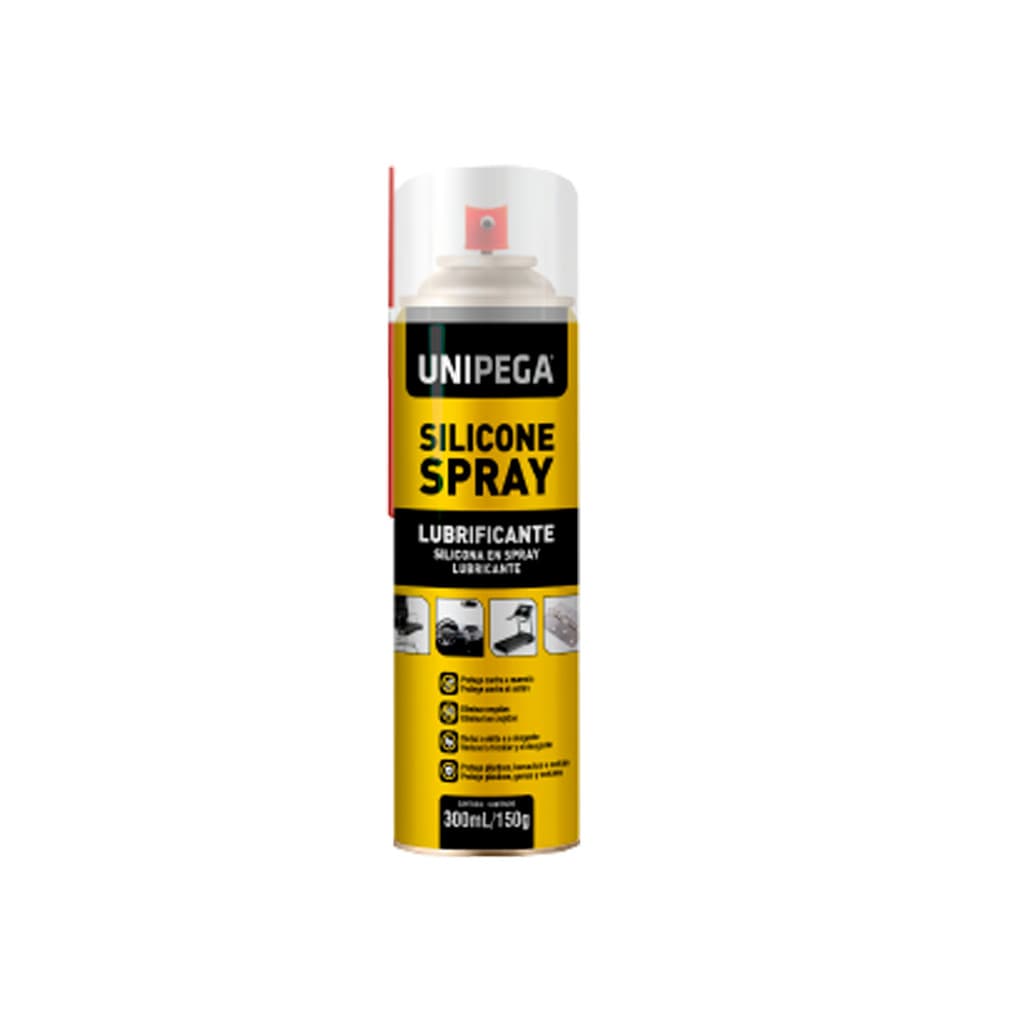 Unipega Spray Silicone 300ml – Manutenção, Proteção e Lubrificação Profissional