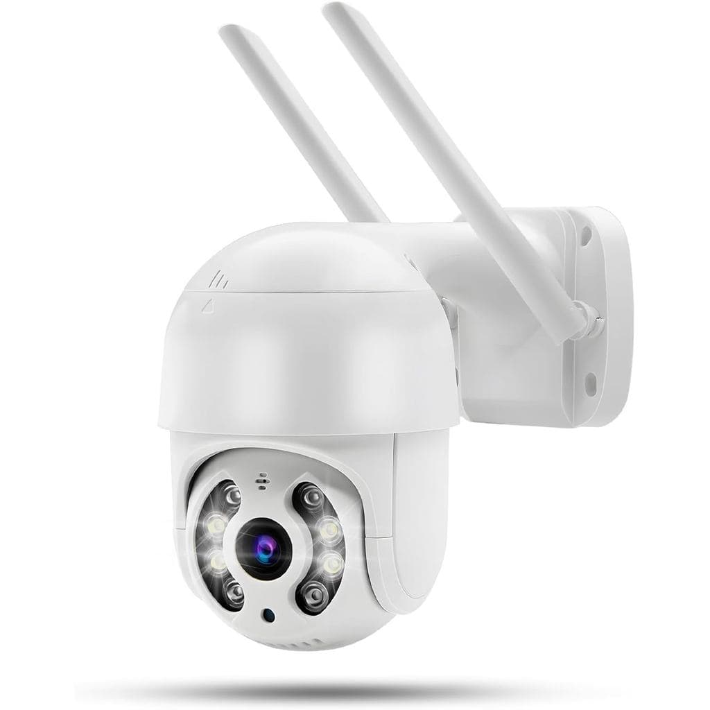 Câmera de Segurança e Monitoramento Externa Sensor Movimento Alarme Iluminação Grava Áudio e Video