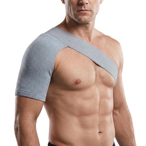 Compresfit-PremiumCompresfitBambooShoulderBrace(UniversalFitLeft/Right)Original, Manga de Compressão para Ombro para Pre