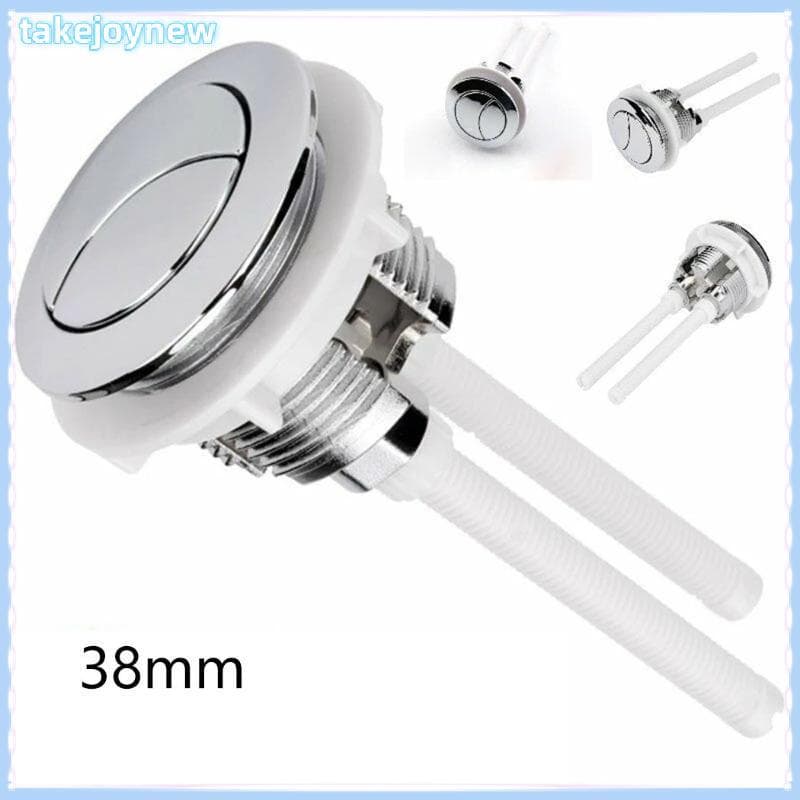 [takejoynewBR] Botão Sanitário Universal De Descarga Dupla 38/48/58mm Válvula De Tanque De Banheiro Tbr