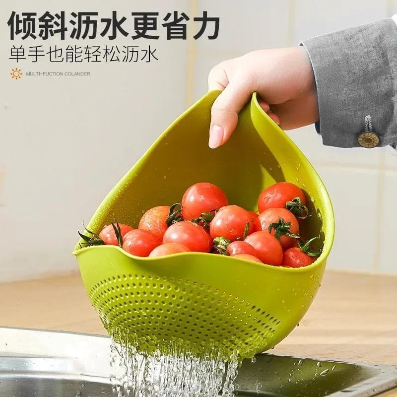 Filtro De Lavagem De Arroz Cesta Coador Peneira Frutas Vegetais Tigela Escorredor Ferramentas Limpeza Casa Cozinha Kit F