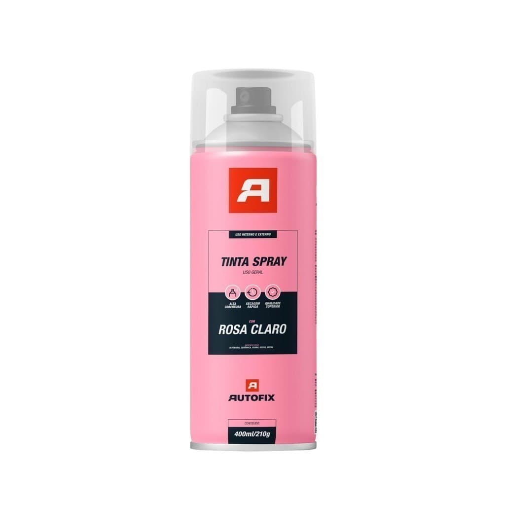 TOP 4 Tinta Spray Rosa  Salmão Plástico  400ml – Qualidade Demais