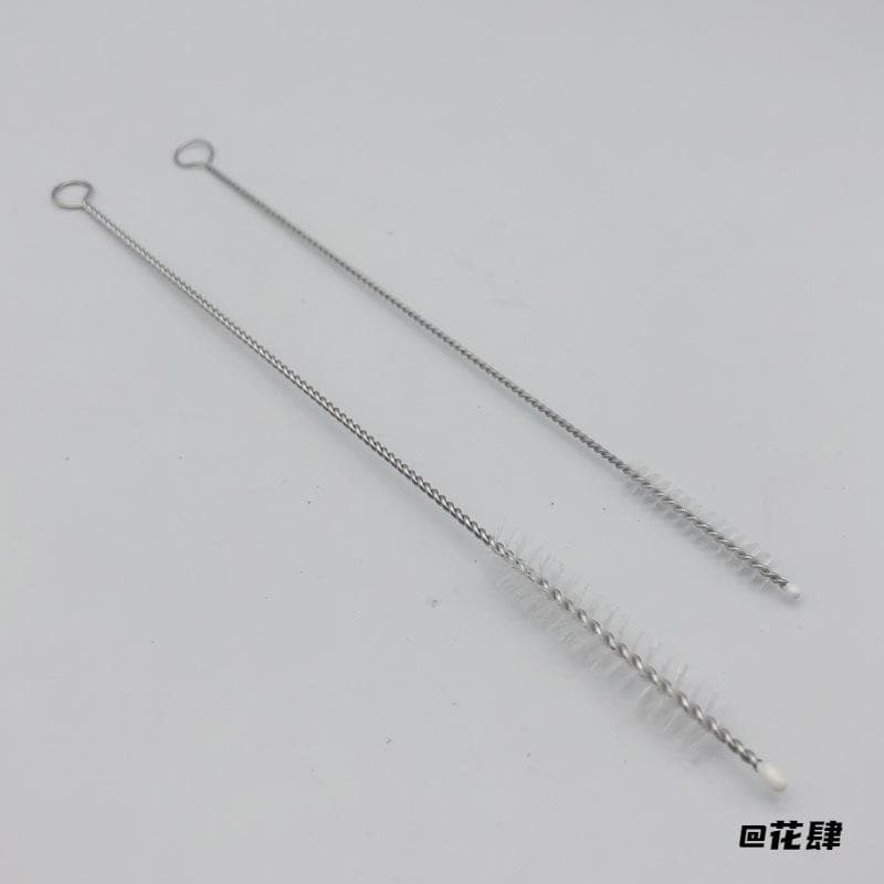 Garrafa de bebê copo de água escova de palha de náilon escova de cateter fino adequado para pombo escova de palha de aço