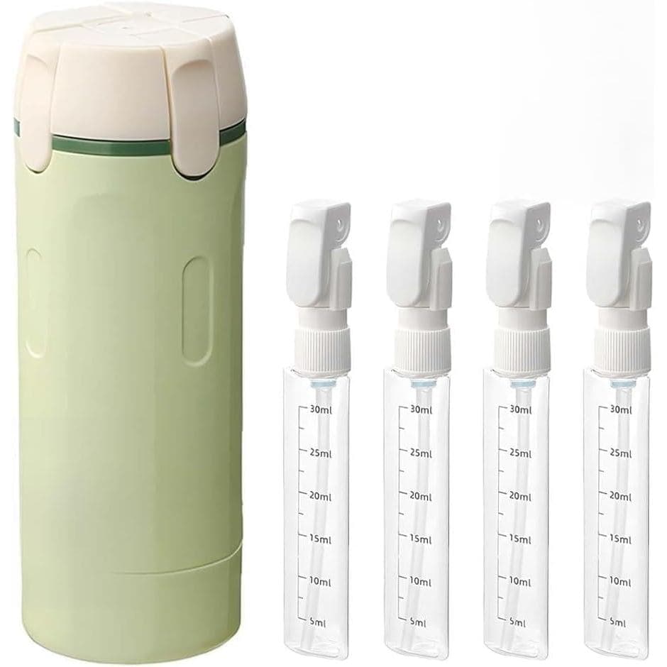 Frascos de viagem quatro em um, conjunto de 4 frascos de 1,0 onça fluida para produtos de higiene pessoal, recipientes d