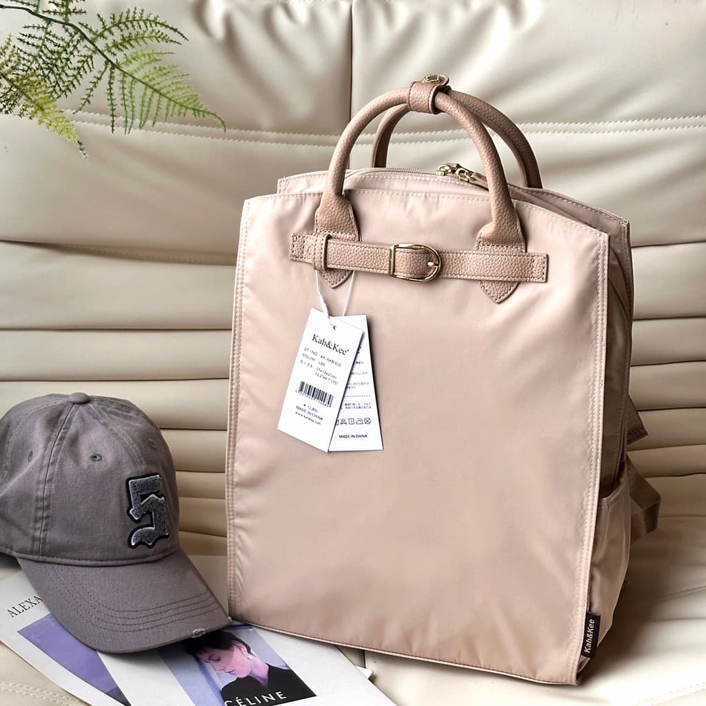 Projete novo produto!Mochila genuína feminina à prova d'água, mochila para computador, bolsa de viagem, grande capacidad