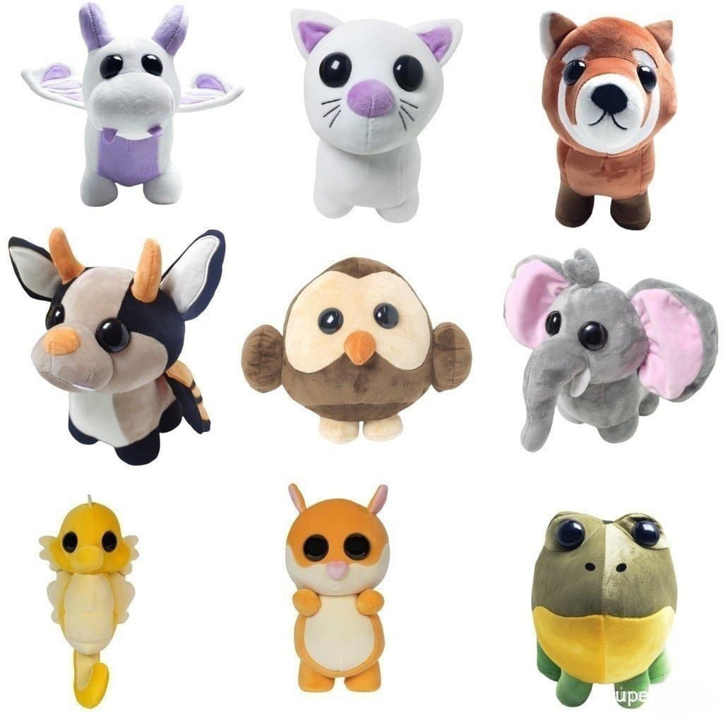 ADOPT ME brinquedos de pelúcia para animais de estimação, boneca coruja/sapo, presente de feriado