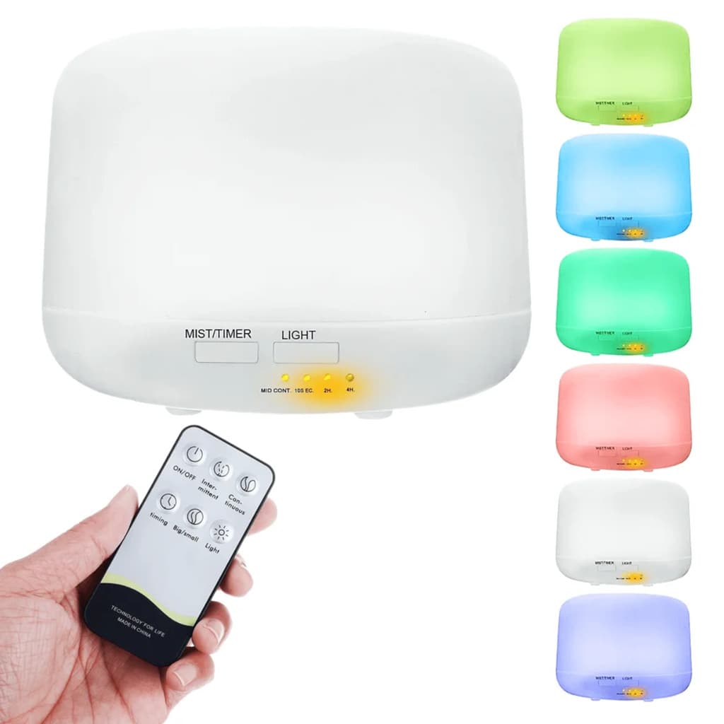 Umidificador Difusor Aromatizador Iluminação Led Colorido LKJ117