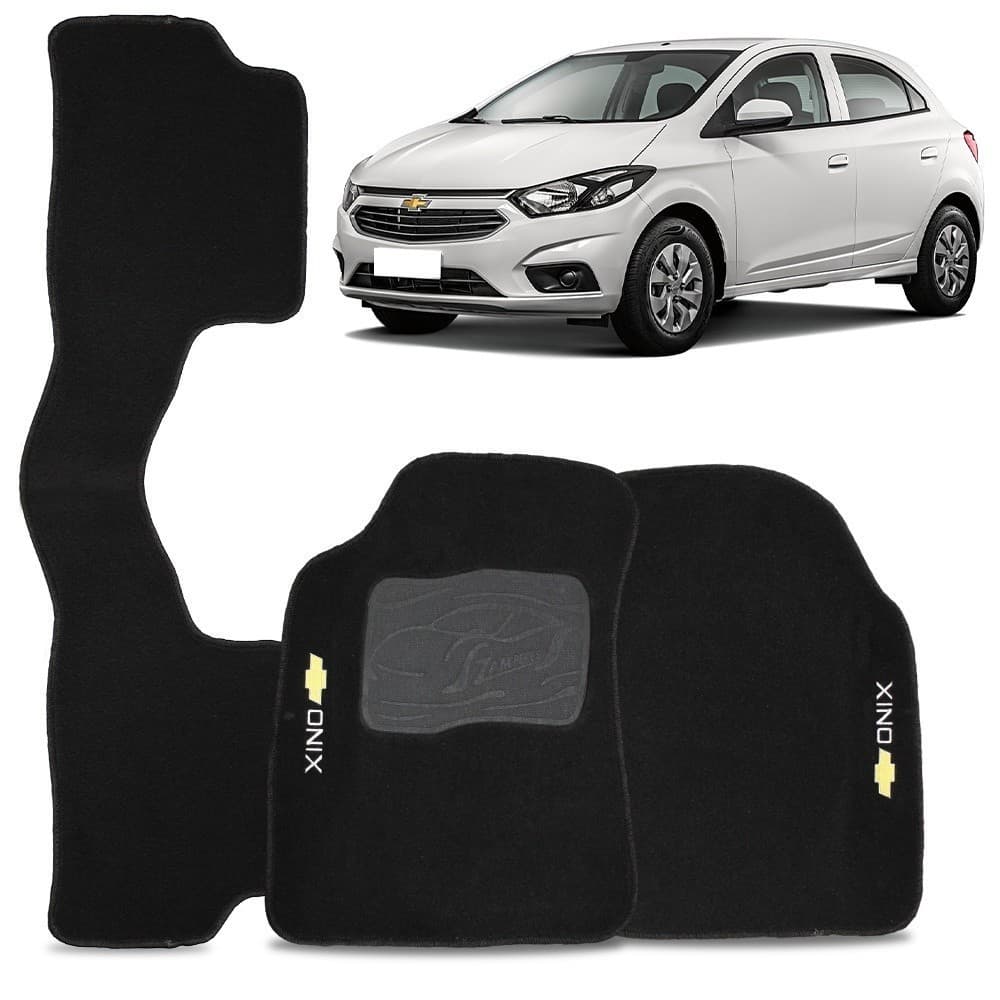 Tapete Automotivo Onix 2012 a 2019 Carpete Molde da Medida do Carro
