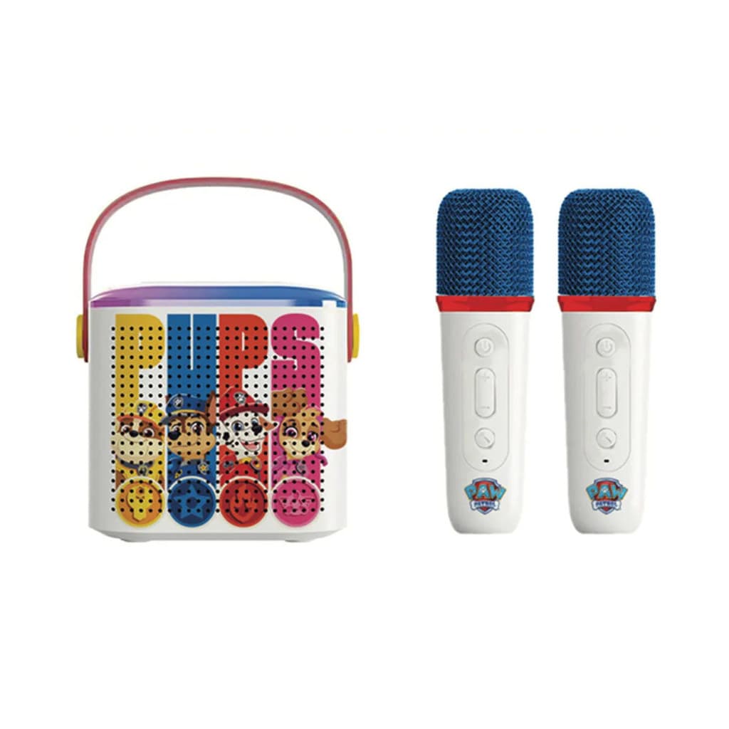 Caixa de Som Bluetooth Karaokê Infantil Patrulha Canina - Candide