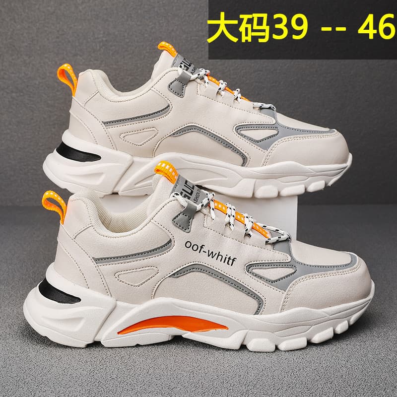48 sapatos masculinos de tamanho grande primavera novo estilo tênis de superfície de couro 45 pés gordos largos 46 à pro