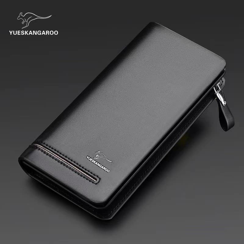 2026 novo estilo carteira masculina de couro macio longa luz luxo Multi-Slot para cartão carteira de grande capacidade s