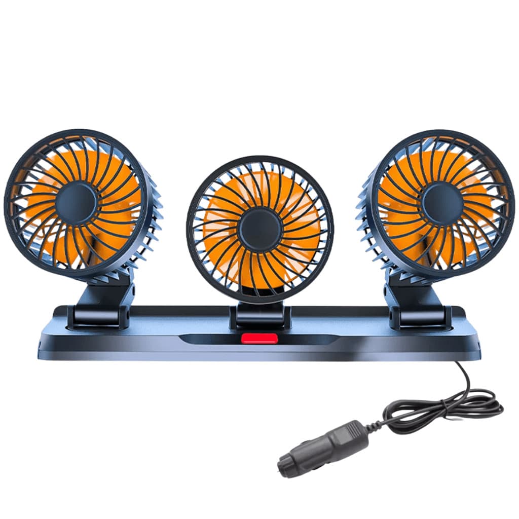 Ventilador Para Caminhão Portátil Turbo 24v Ajustável Luxo
