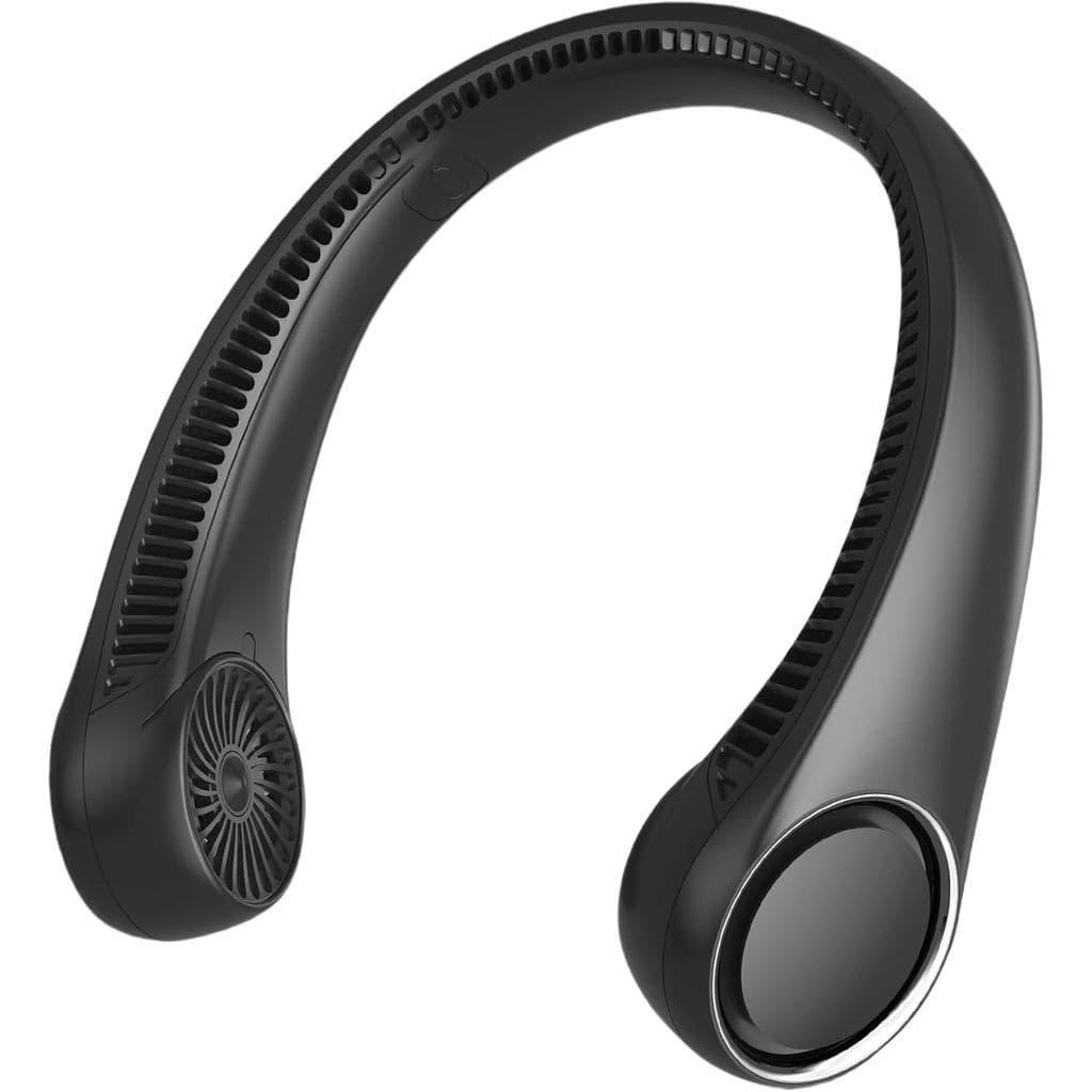 Ventilador de Pescoço Portátil, Sem Lâminas, Mãos Livres, 360 °   Ventilador Pessoal Refrescante, Ventilador Silencioso