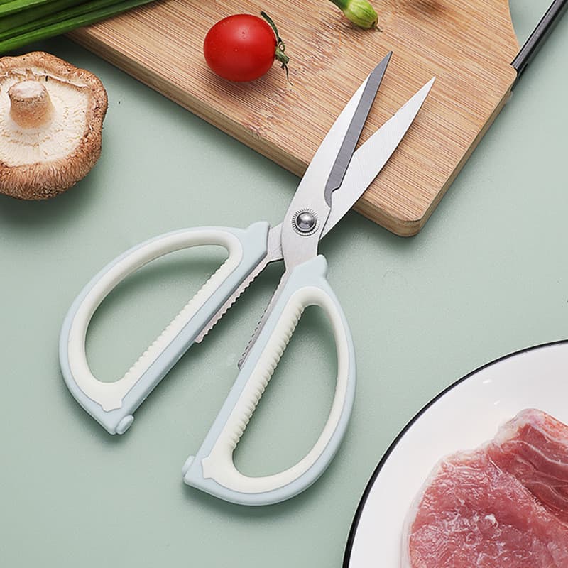 Tesoura de cozinha multiuso para uso doméstico, tesoura de osso de frango, garra de frango, churrasco, braçadeiras veget