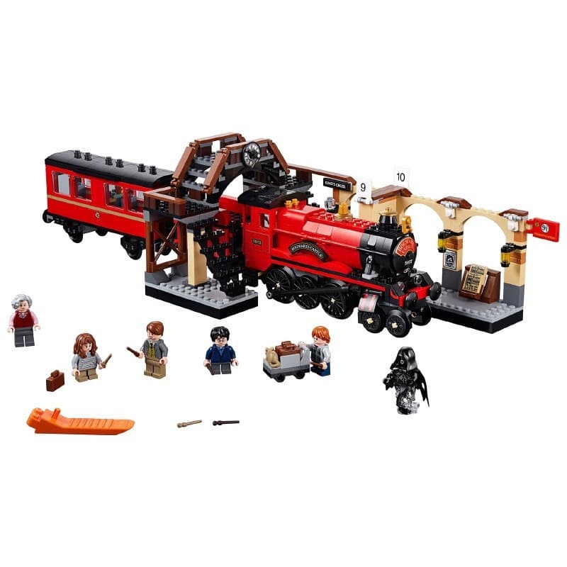 Lego Harry Potter Hogwarts Catle Train Trem Floresta Proibida Umbridge 4 Privet Drive Attack on The Burrow Hedwig Blocos