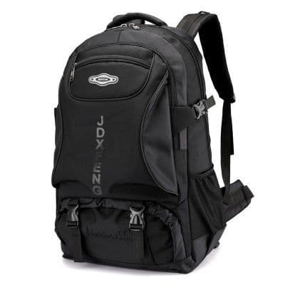 Mochila masculina de lazer ao ar livre, mochila de viagem de grande capacidade, à prova d'água, caminhada, bolsa de viag