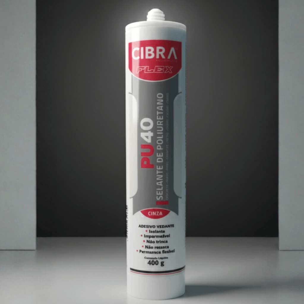 Selante Cinza Pu40 400g Flex Poliuretano